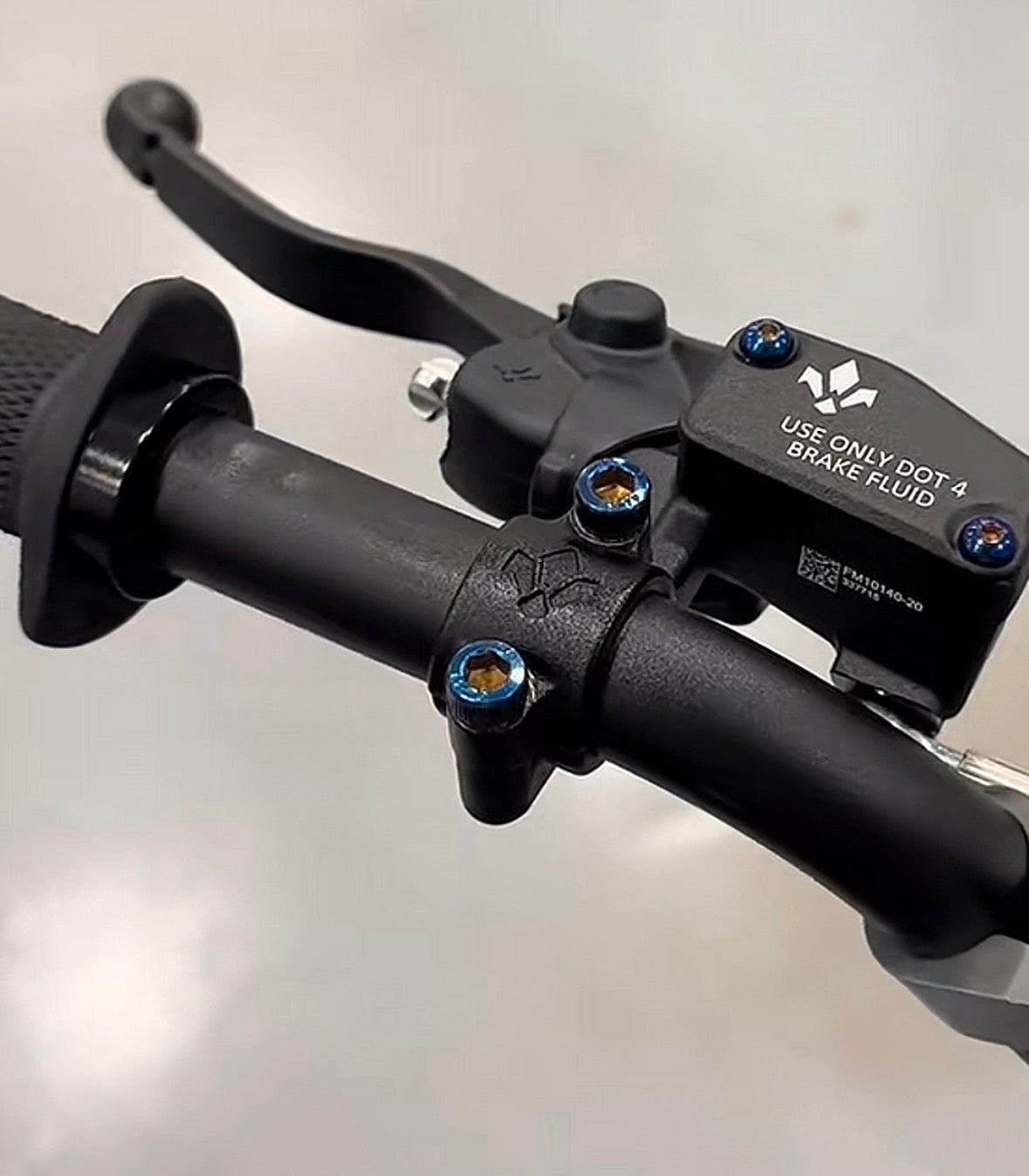 Formula e-moto brake titanium bolts