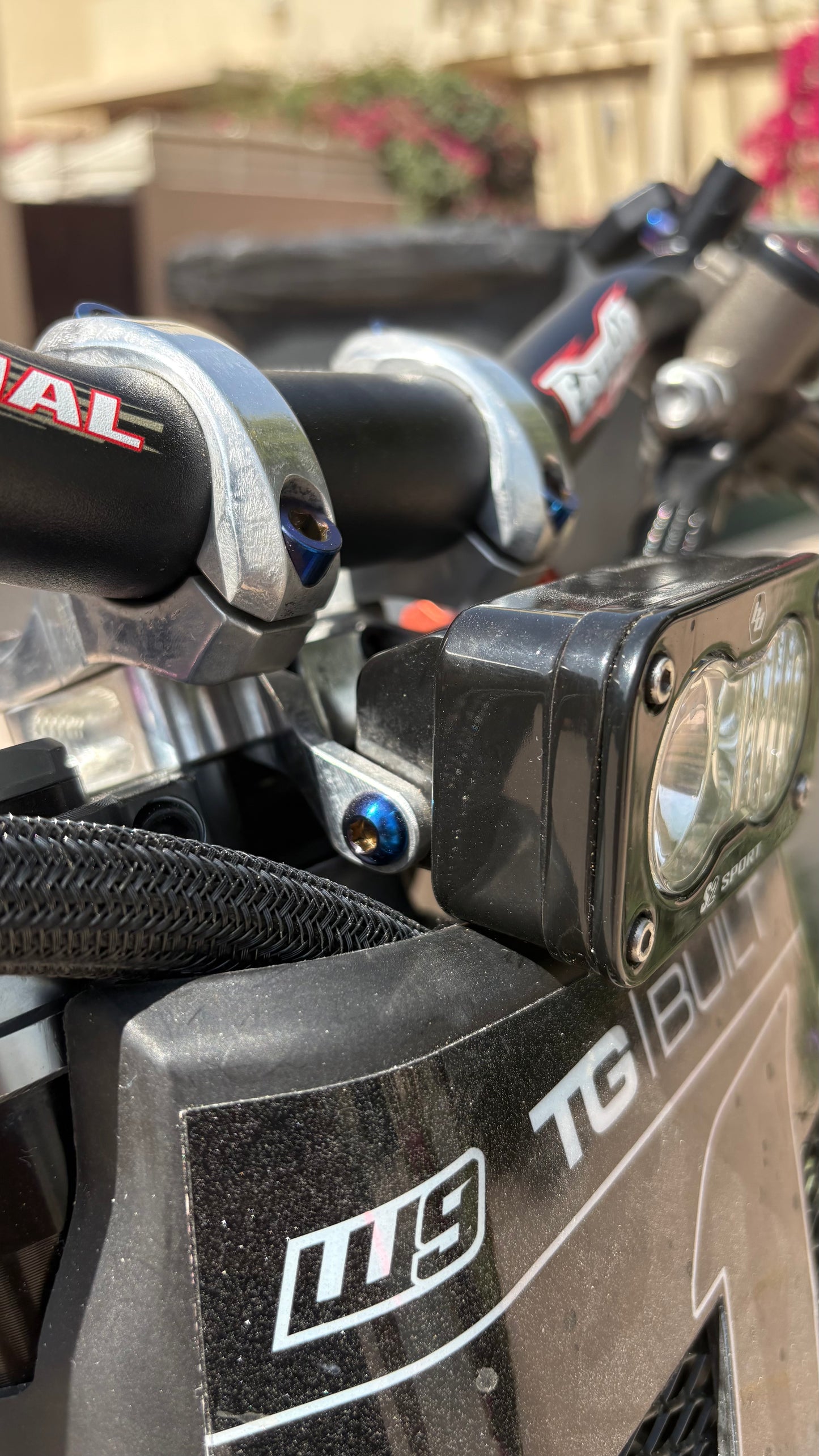 Side Baja titanium bolts