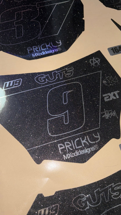 Motocutz number plate decal