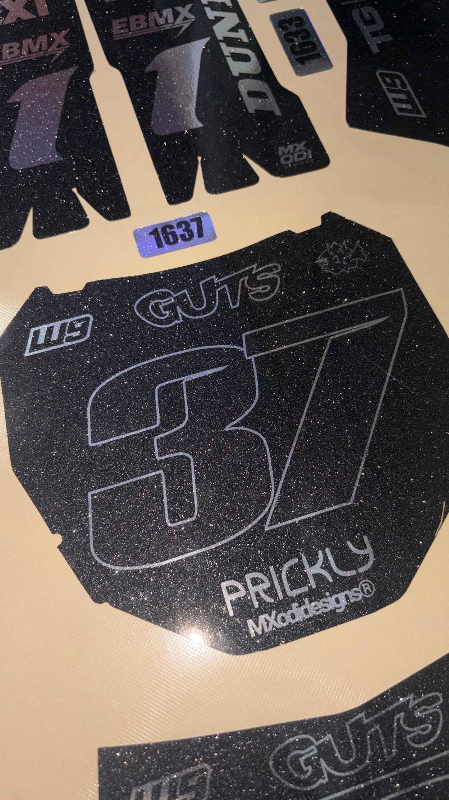 ODI number plate decal (PRE-Order start of April)