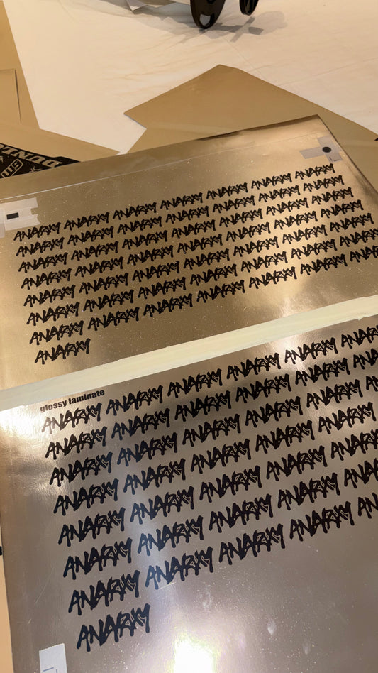 Custom logo stickers