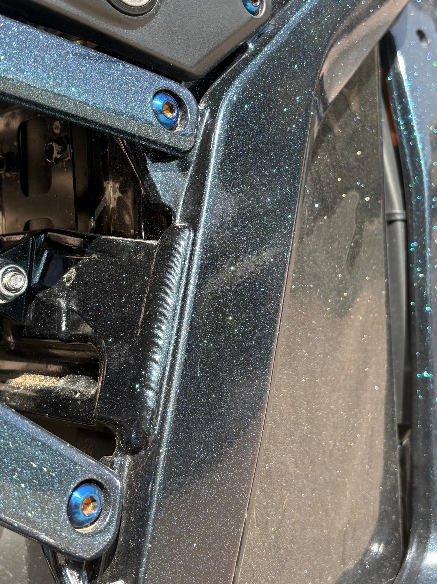 Subframe titanium bolts