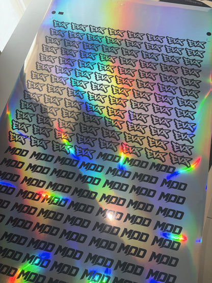 Custom logo stickers