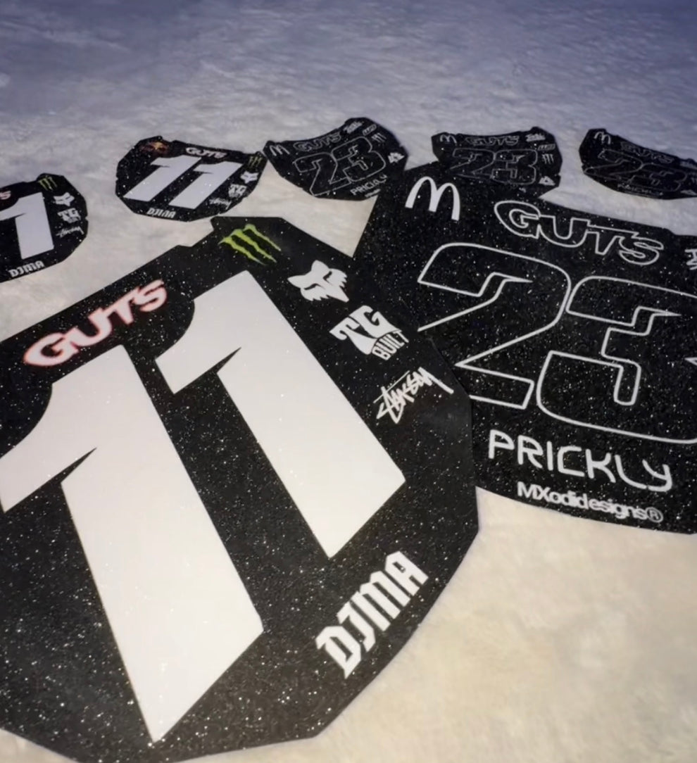 Sticker Underplate ODI number plate decal – MxOdiDesigns