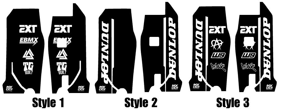 Surron Ultra bee fork guard decals