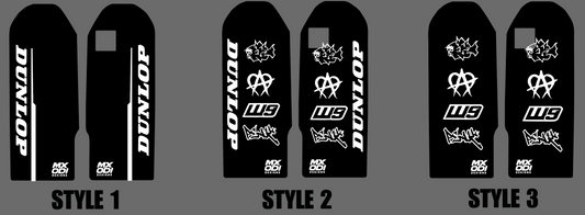 OEM Talaria fork guard decals