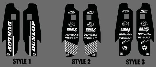 Rfloxa fork guard decals