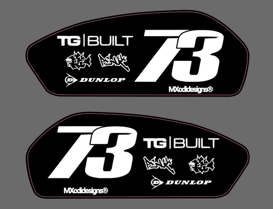 Super 73 battery decal