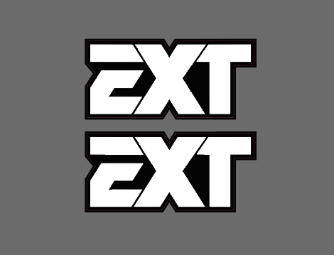 ملصق EXT وKYB
