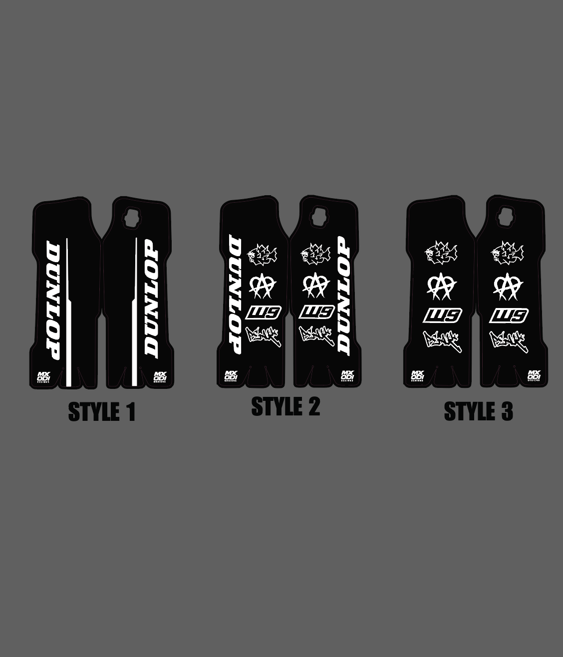 Surron lbx KKE fork guards decal