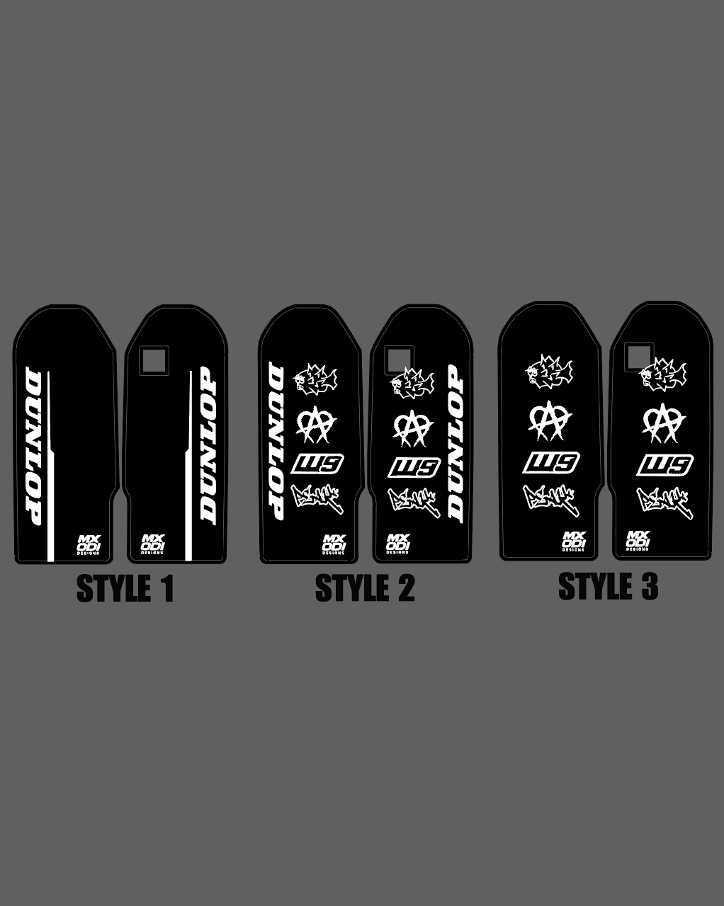 OEM Talaria fork guard decals