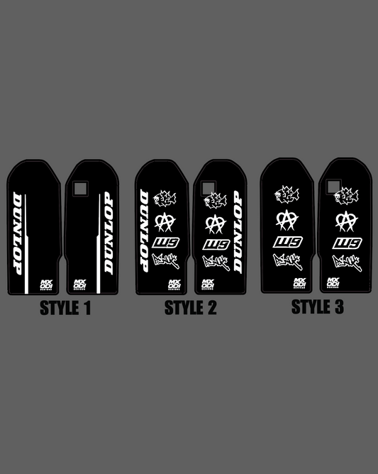 OEM Talaria fork guard decals