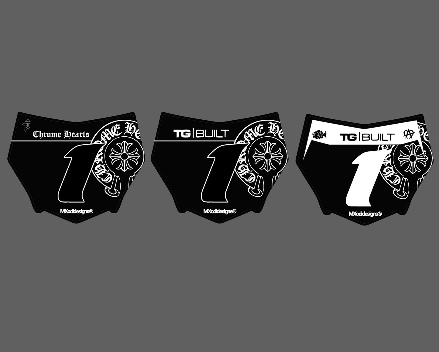 Chrome hearts motocutz plate decals (Pre-order End Of August)