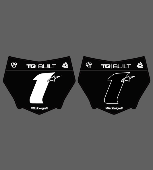 Alpinstar motocutz plate decals (Pre-order End Of August)