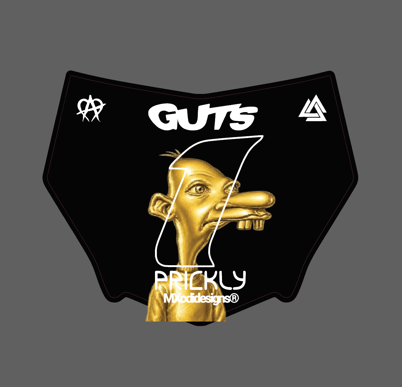 Neegy motocutz plate decals (Pre-order End Of August)