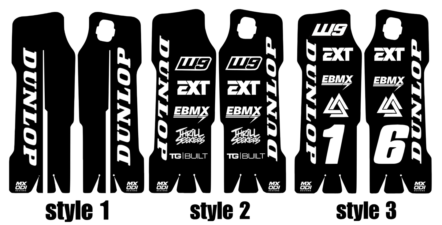 Surron lbx KKE fork guards decal