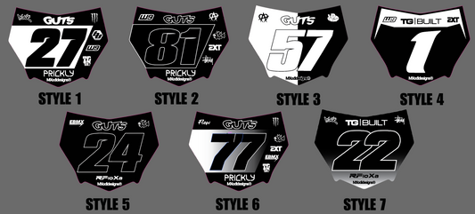 Motocutz number plate decal