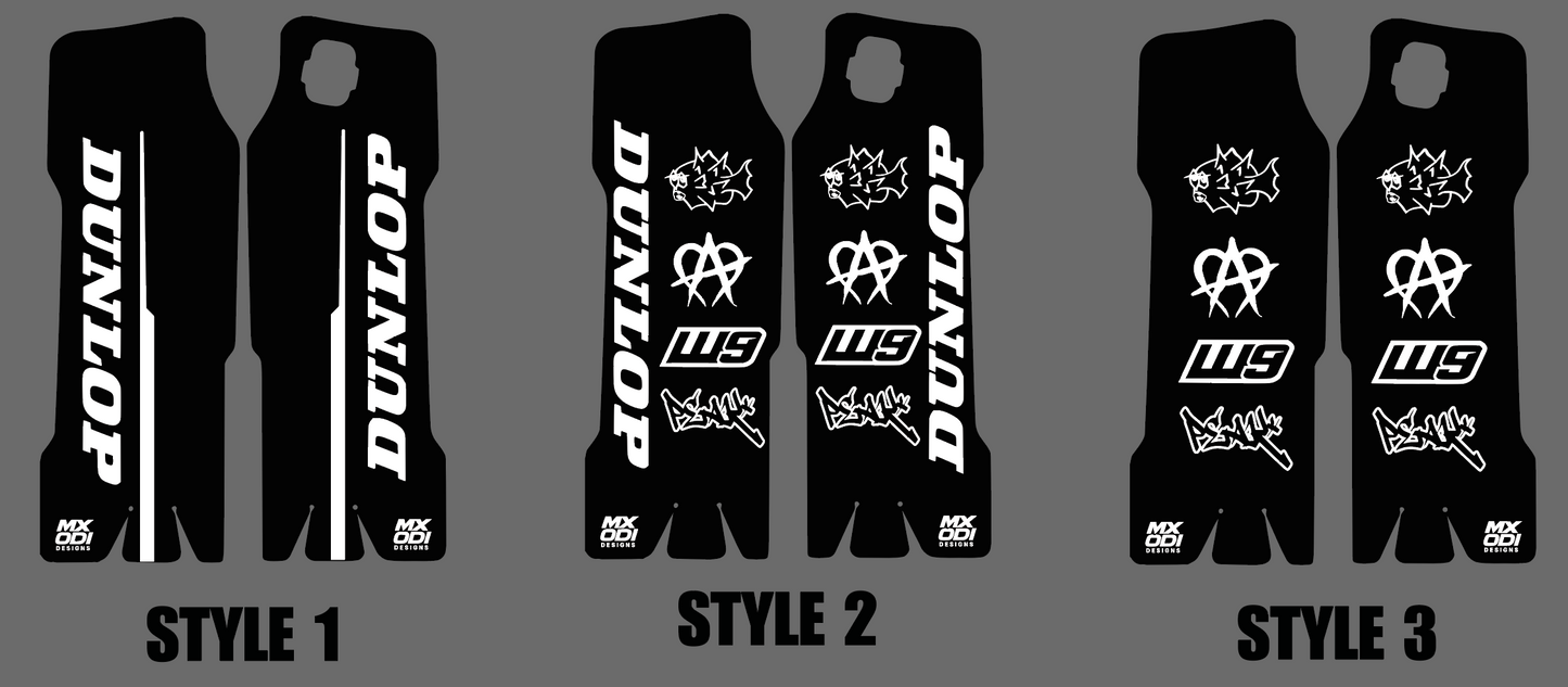 Surron lbx KKE fork guards decal