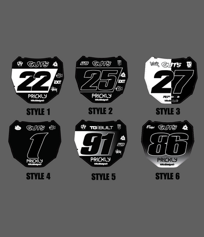 ODI number plate decal (Pre-Order End Of August)
