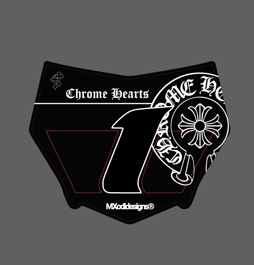 Chrome hearts MotoCutz Vented Plate  (Pre-Order Early September)