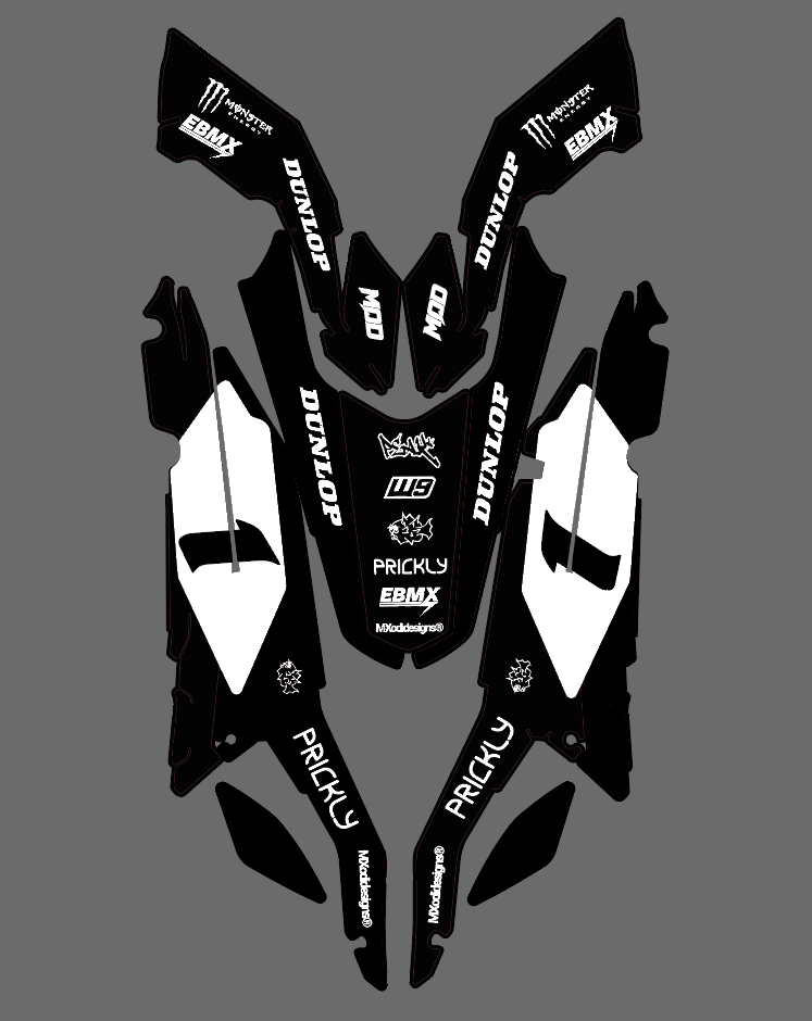 Ultra Bee racing number graphic kit