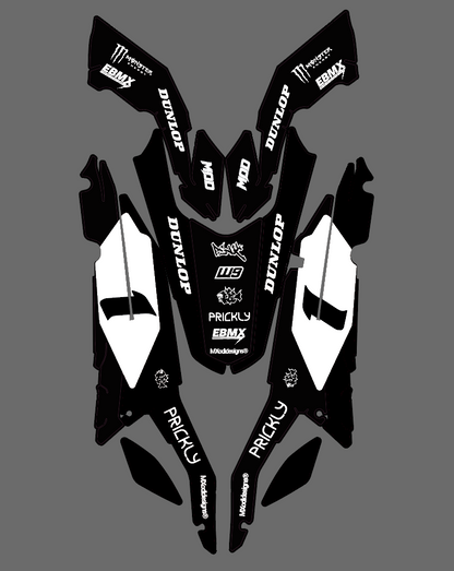 Ultra Bee racing number graphic kit