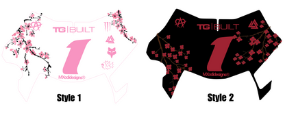 Surron Ultra Bee blossom tree plate decal.